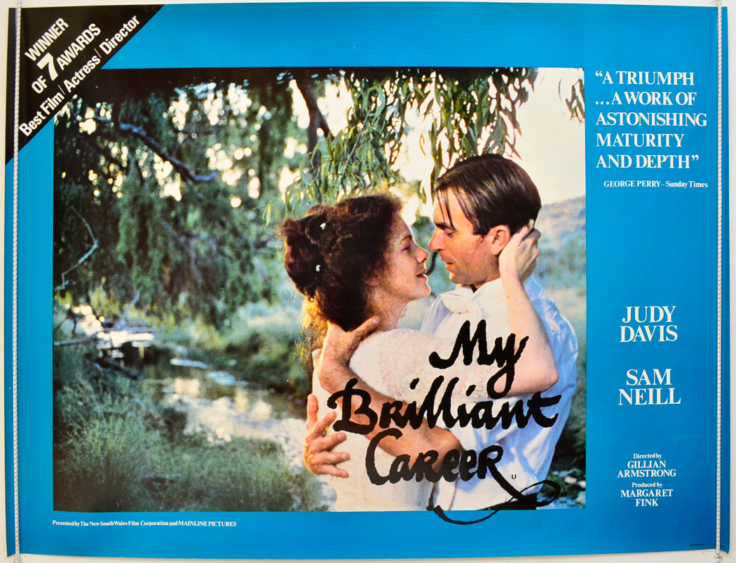 My Brilliant Career Original Quad Poster - Film Poster - Movie Poster  