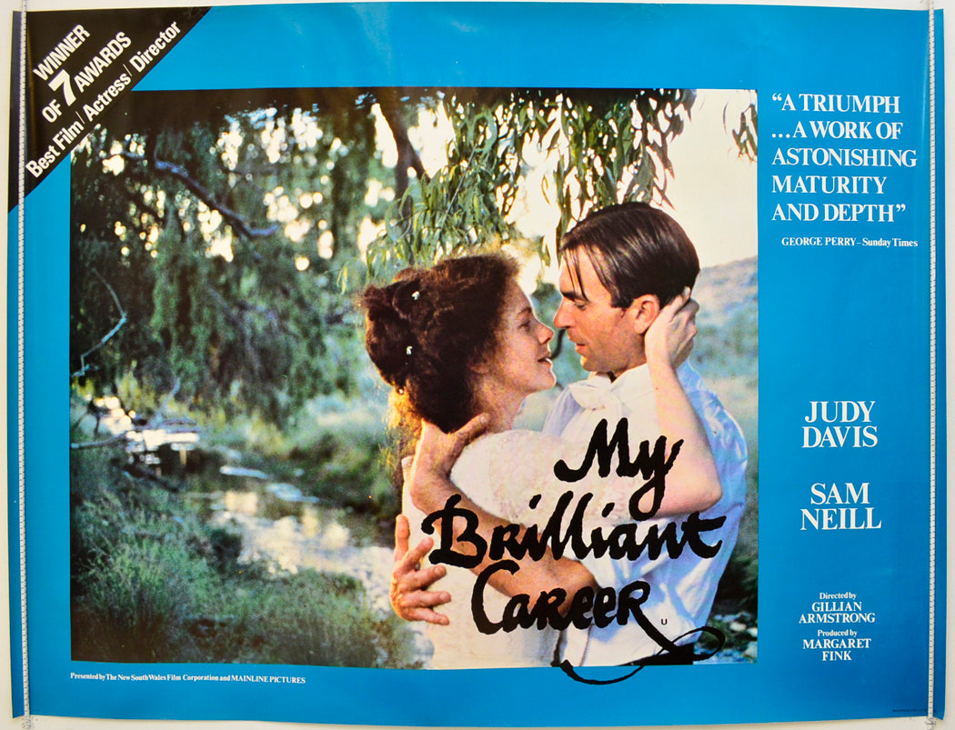 My Brilliant Career Original Quad Poster - Film Poster - Movie Poster  