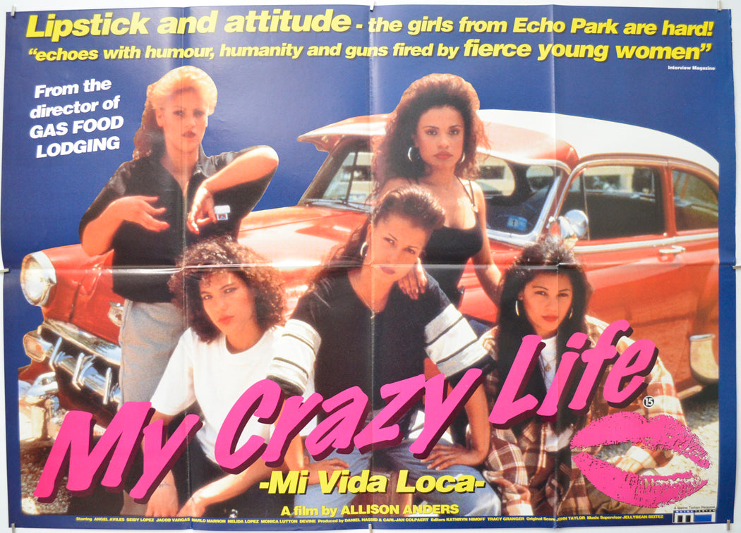 My Crazy Life (a.k.a. Mi Vida Loca) - Original Quad Poster - Film Poster - Movie Poster