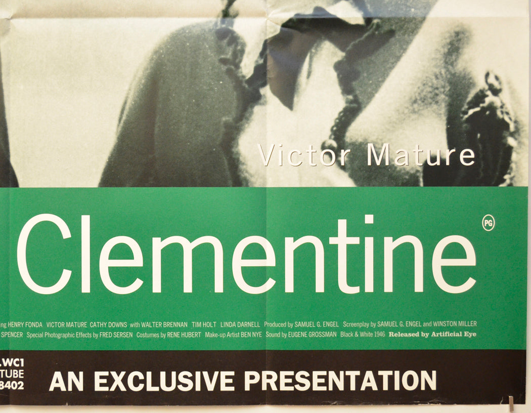 MY DARLING CLEMENTINE (Bottom Right) Cinema Quad Movie Poster 