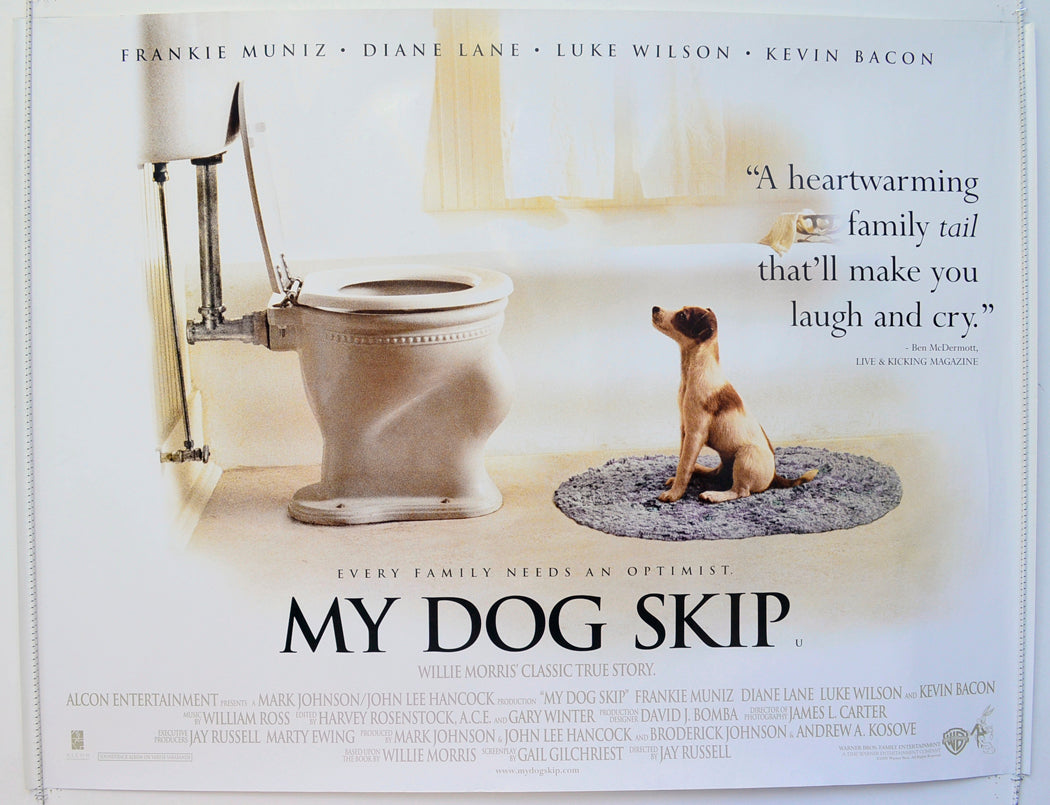 My Dog Skip  Original British Quad Poster - Film Poster - Movie Poster 