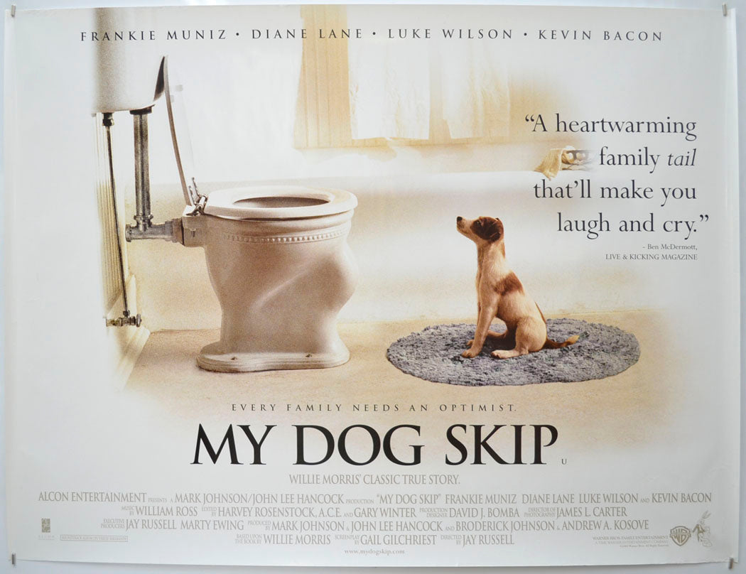 My Dog Skip Original Quad Poster - Film Poster - Movie Poster