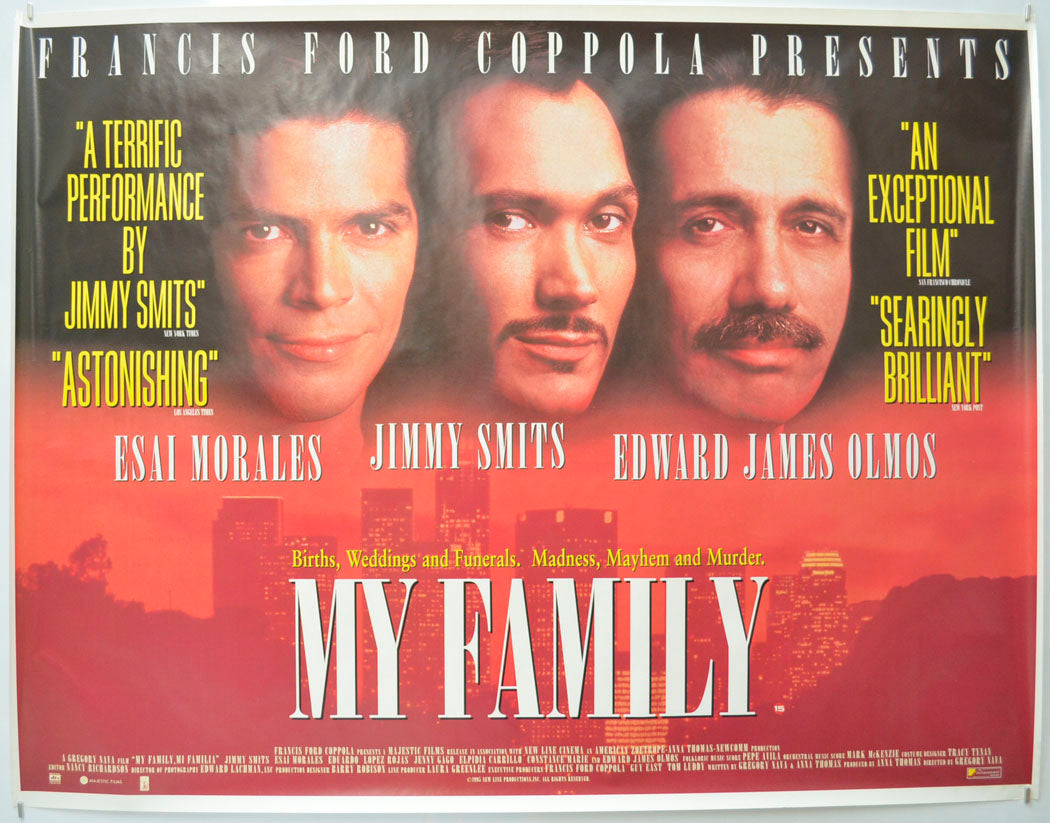 My Family Original Quad Poster - Film Poster - Movie Poster