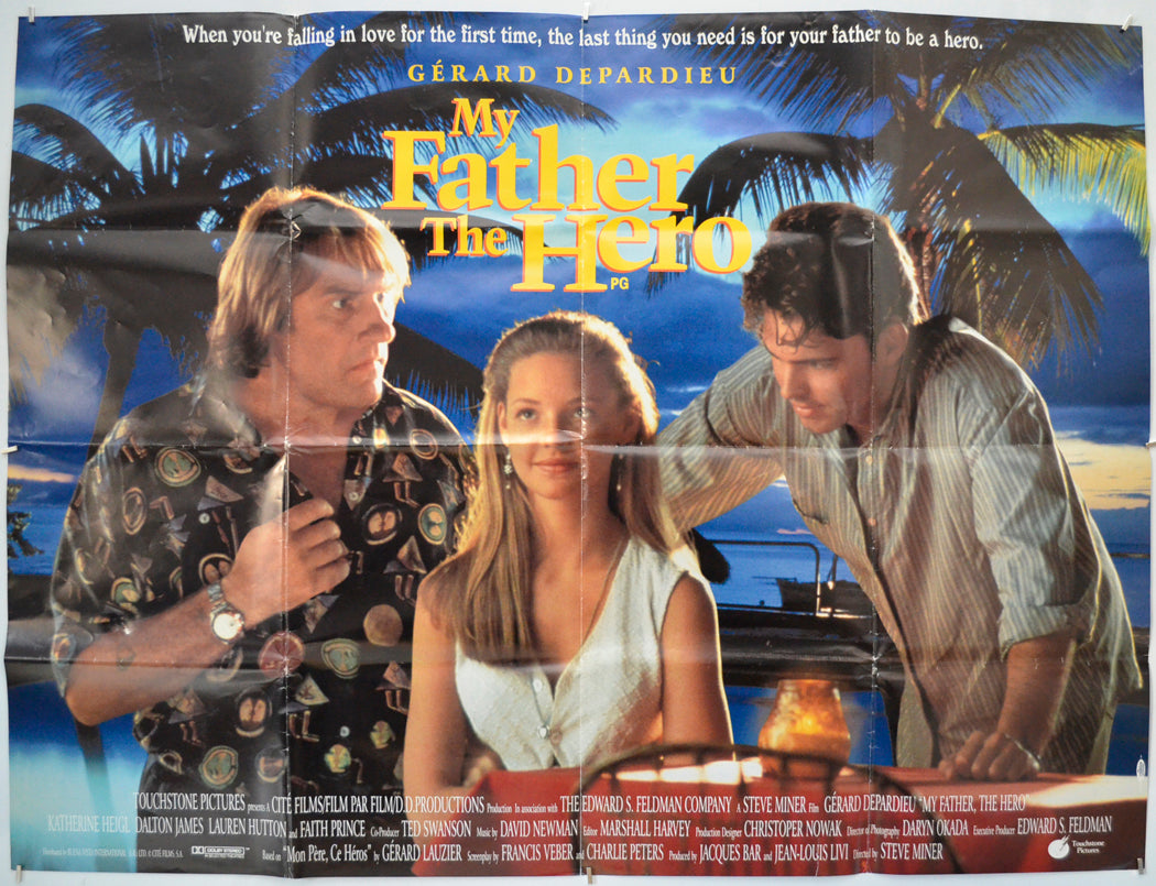 My Father The Hero  Original Quad Movie Poster  