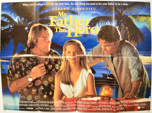 My Father The Hero Original Quad Poster - Film Poster - Movie Poster