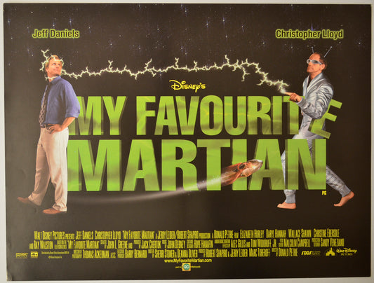 My Favourite Martian Original Mini Quad Poster - Film Poster - Movie Poster