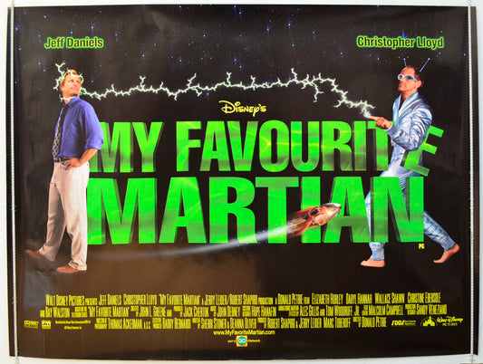 My Favourite Martian  Original British Quad Poster - Film Poster - Movie Poster