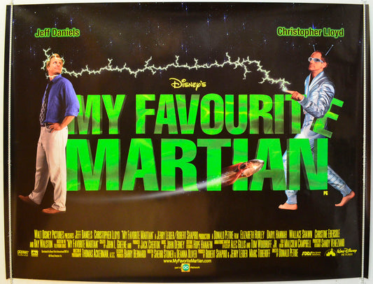 My Favourite Martian Original British Quad Poster - Film Poster - Movie Poster 