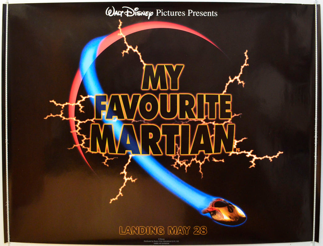 My Favourite Martian  (Teaser / Advance Version)   Original British Quad Poster - Film Poster - Movie Poster 