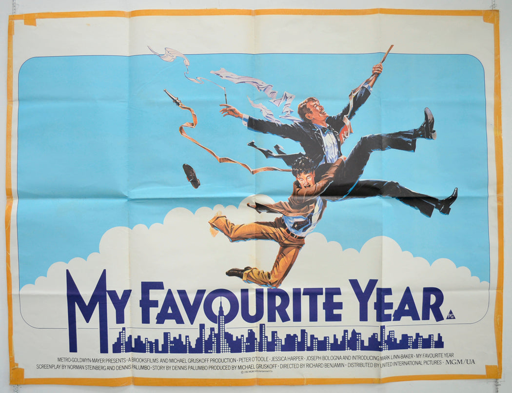 My Favourite Year  Original British Quad Poster - Film Poster - Movie Poster 