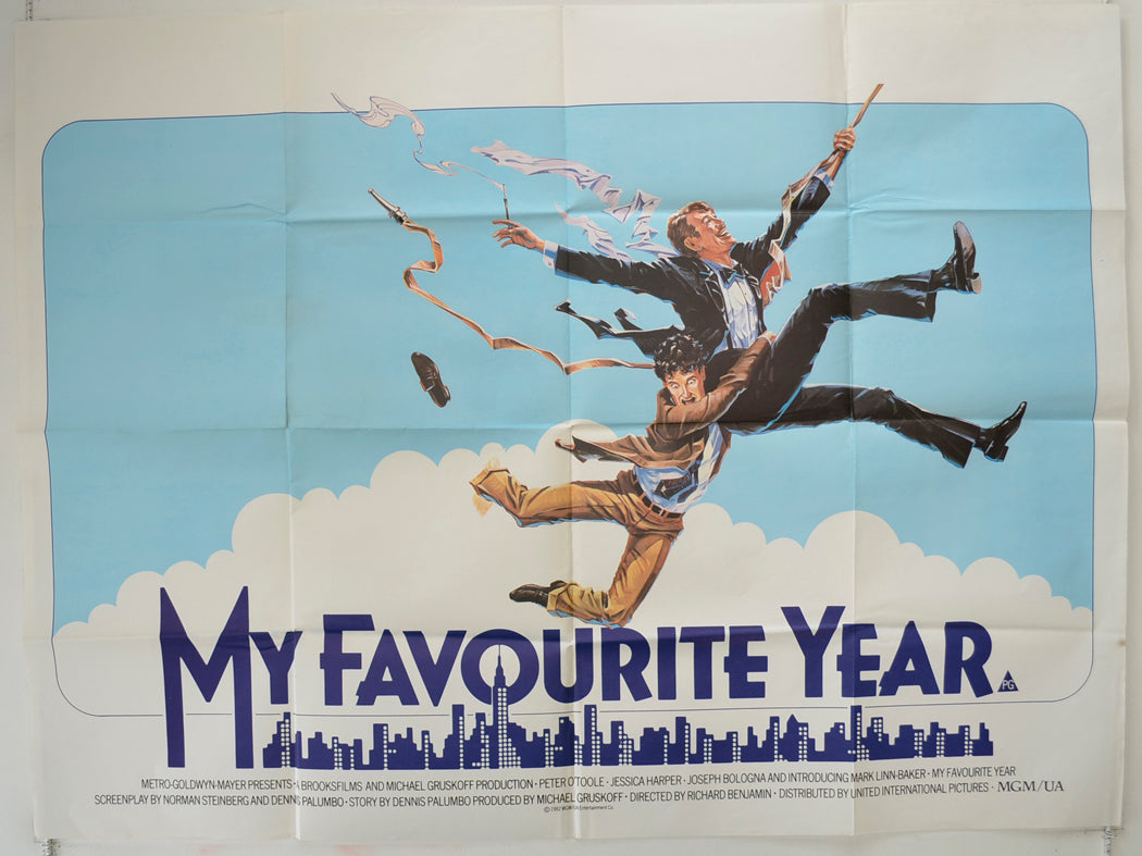 My Favourite Year Original Quad Poster - Film Poster - Movie Poster  