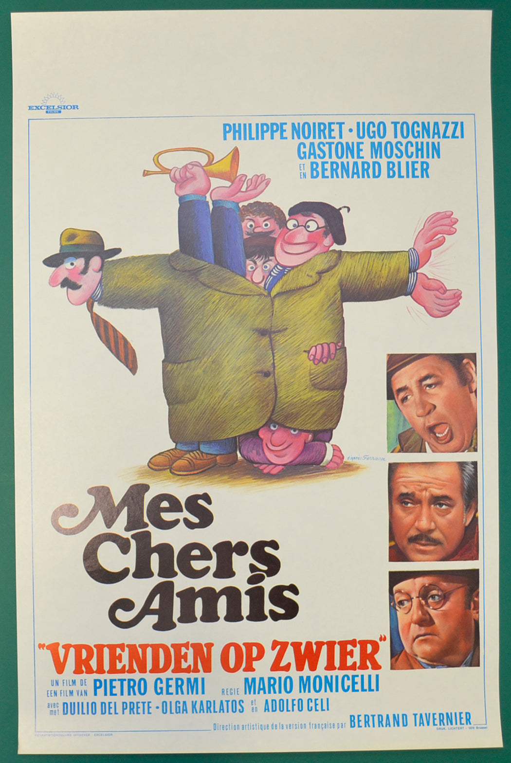 My Friends   Original Belgian Poster - Film Poster - Movie Poster  