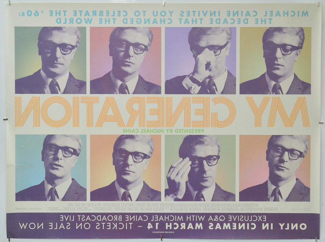 My Generation (Back) Cinema Quad Movie Poster 