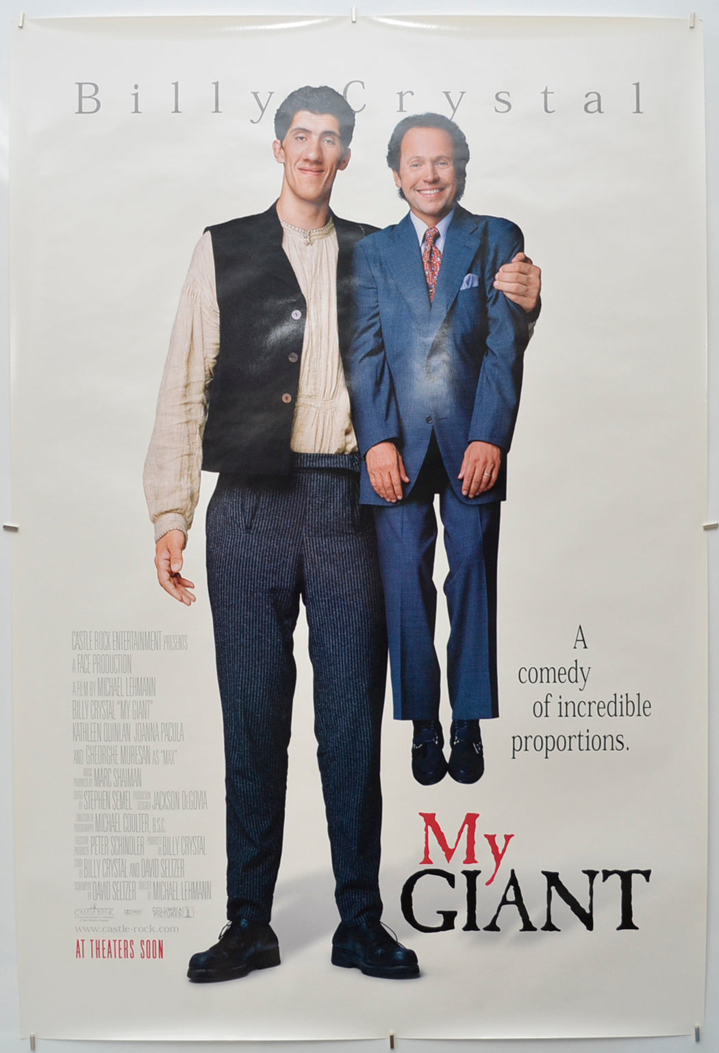 My Giant - Original One Sheet Poster - Film Poster - Movie Poster