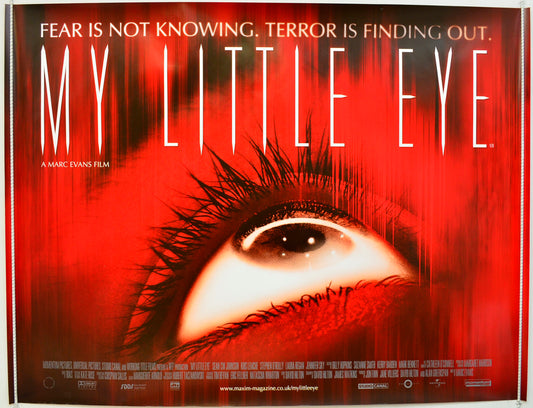 My Little Eye Original Quad Poster - Film Poster - Movie Poster  