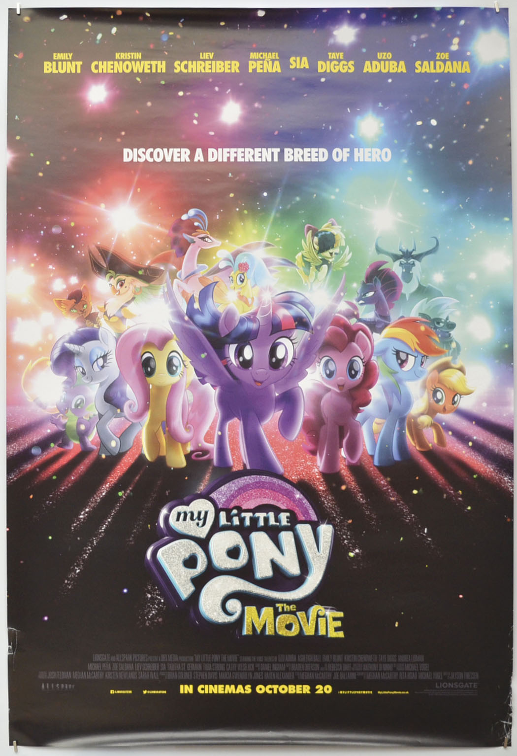 My Little Pony Original One Sheet Poster - Film Poster - Movie Poster