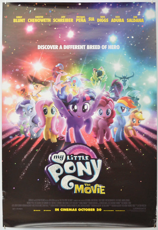 My Little Pony Original One Sheet Poster - Film Poster - Movie Poster