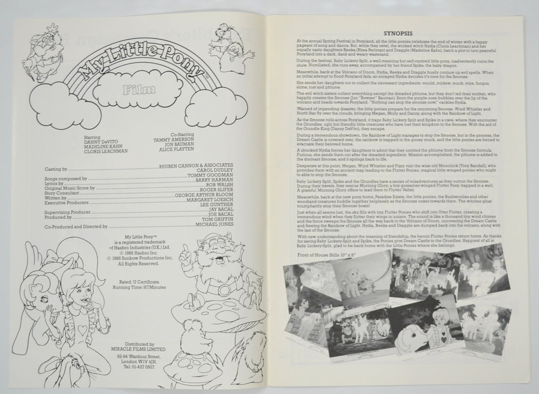 MY LITTLE PONY Cinema Exhibitors Campaign Pressbook - INSIDE 