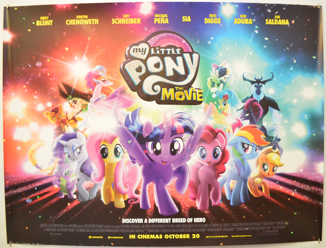 My Little Pony Original Quad Poster - Film Poster - Movie Poster