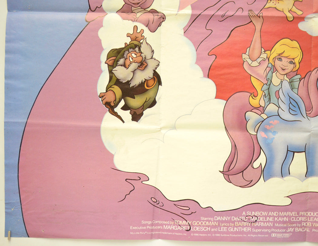 MY LITTLE PONY (Bottom Left) Cinema Quad Movie Poster 