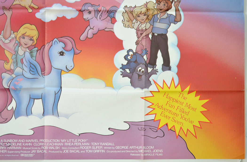 MY LITTLE PONY (Bottom Right) Cinema Quad Movie Poster 