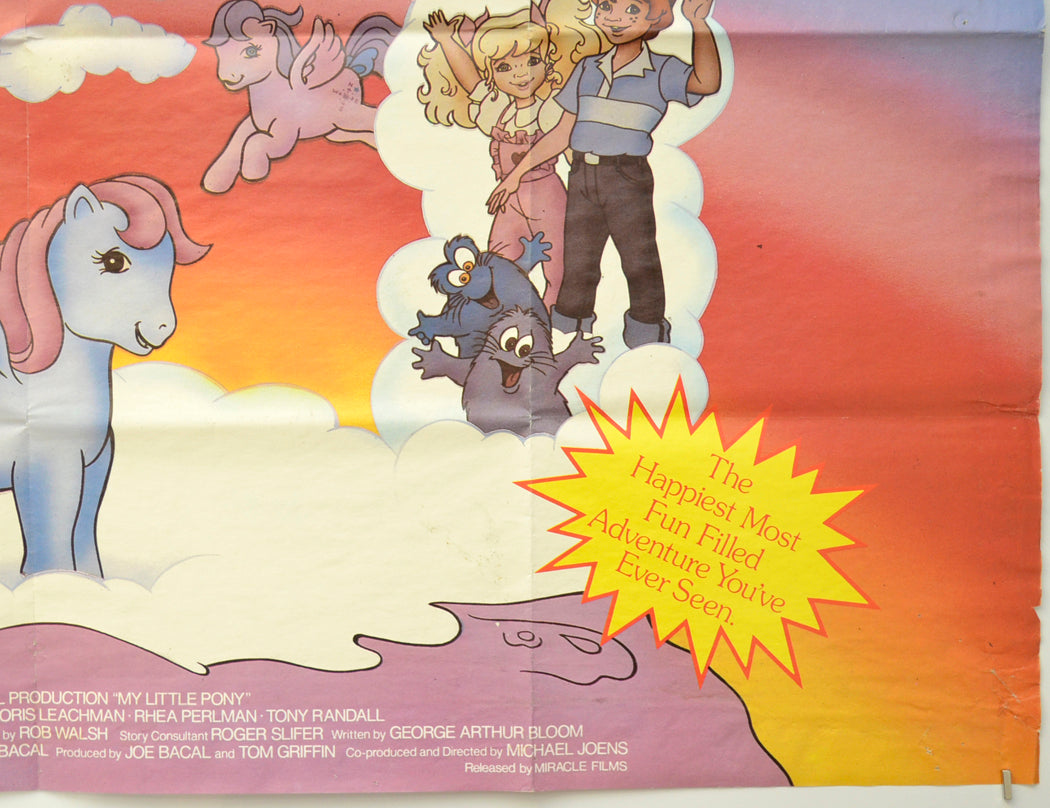 MY LITTLE PONY (Bottom Right) Cinema Quad Movie Poster 