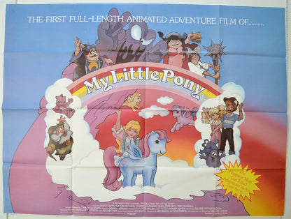 My Little Pony   Original Quad Poster - Film Poster - Movie Poster 