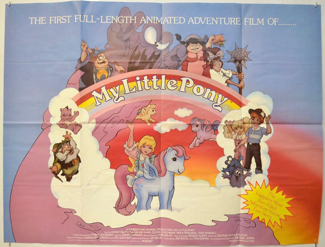 My Little Pony  Original Quad Poster - Film Poster - Movie Poster