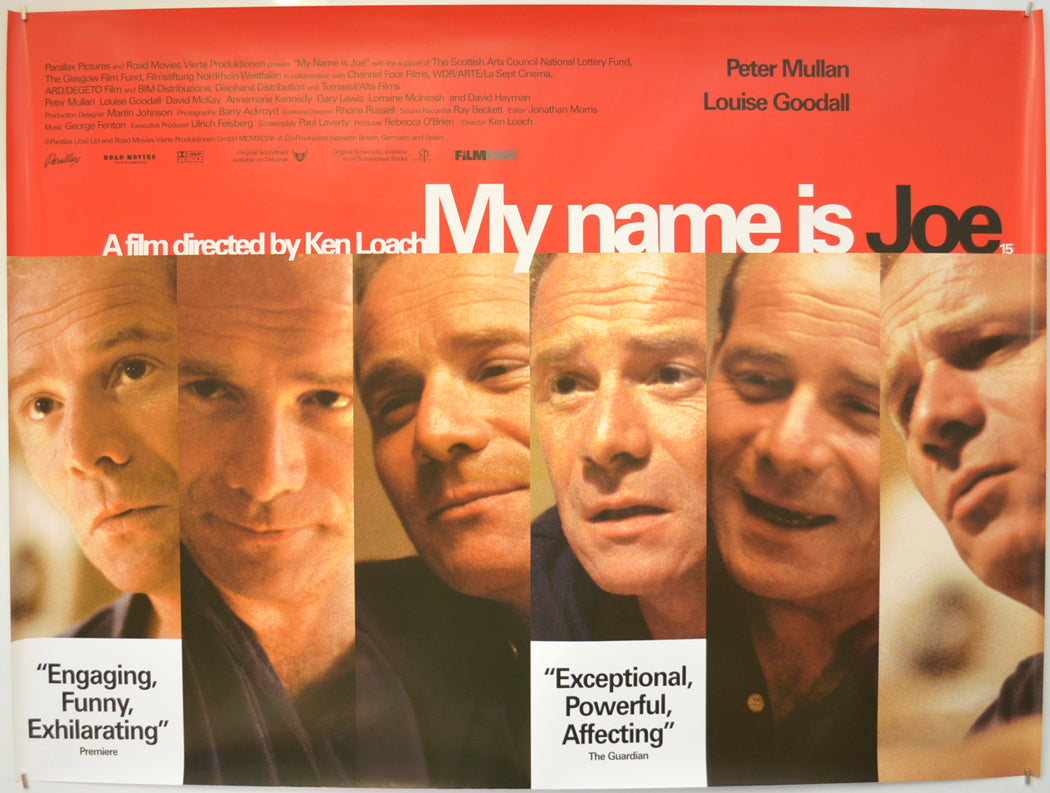 My Name Is Joe Original Quad Poster - Film Poster - Movie Poster