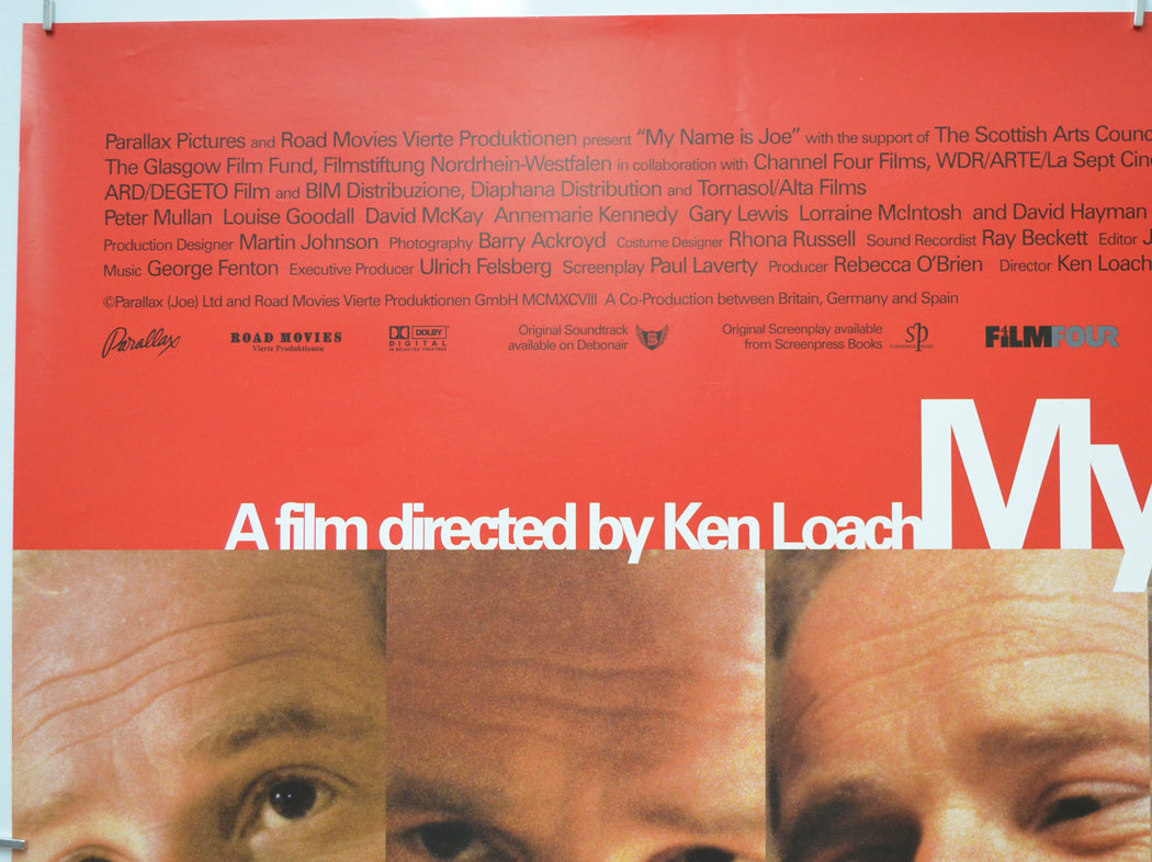 MY NAME IS JOE (Top Left) Cinema Quad Movie Poster 