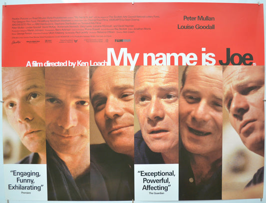 My Name Is Joe  - Original Quad Poster - Film Poster - Movie Poster