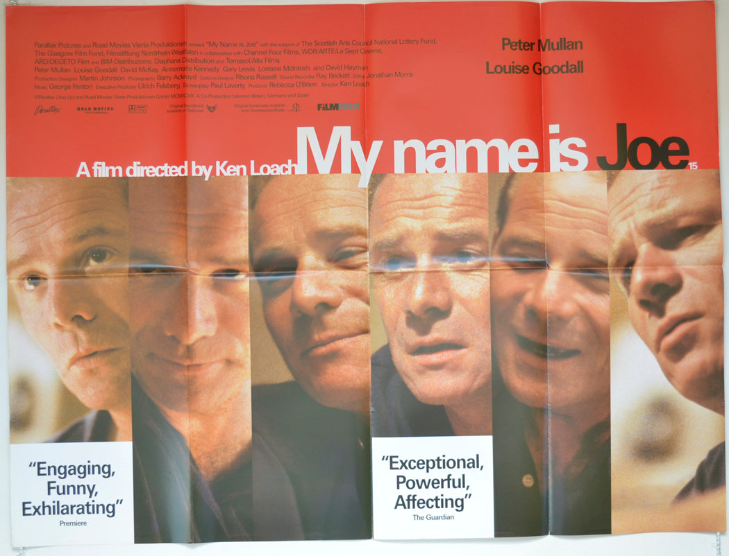 My Name Is Joe   Original Quad Poster - Film Poster - Movie Poster 