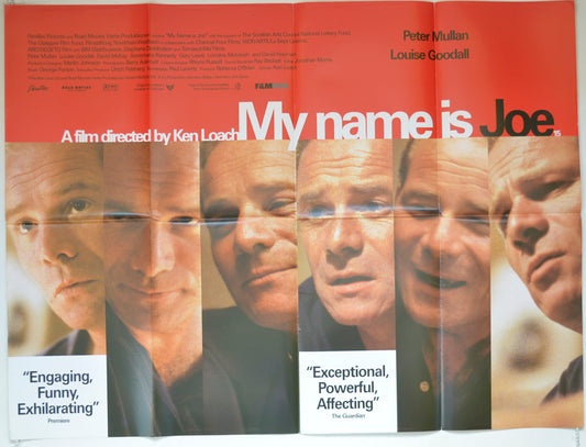 My Name Is Joe   Original Quad Poster - Film Poster - Movie Poster 