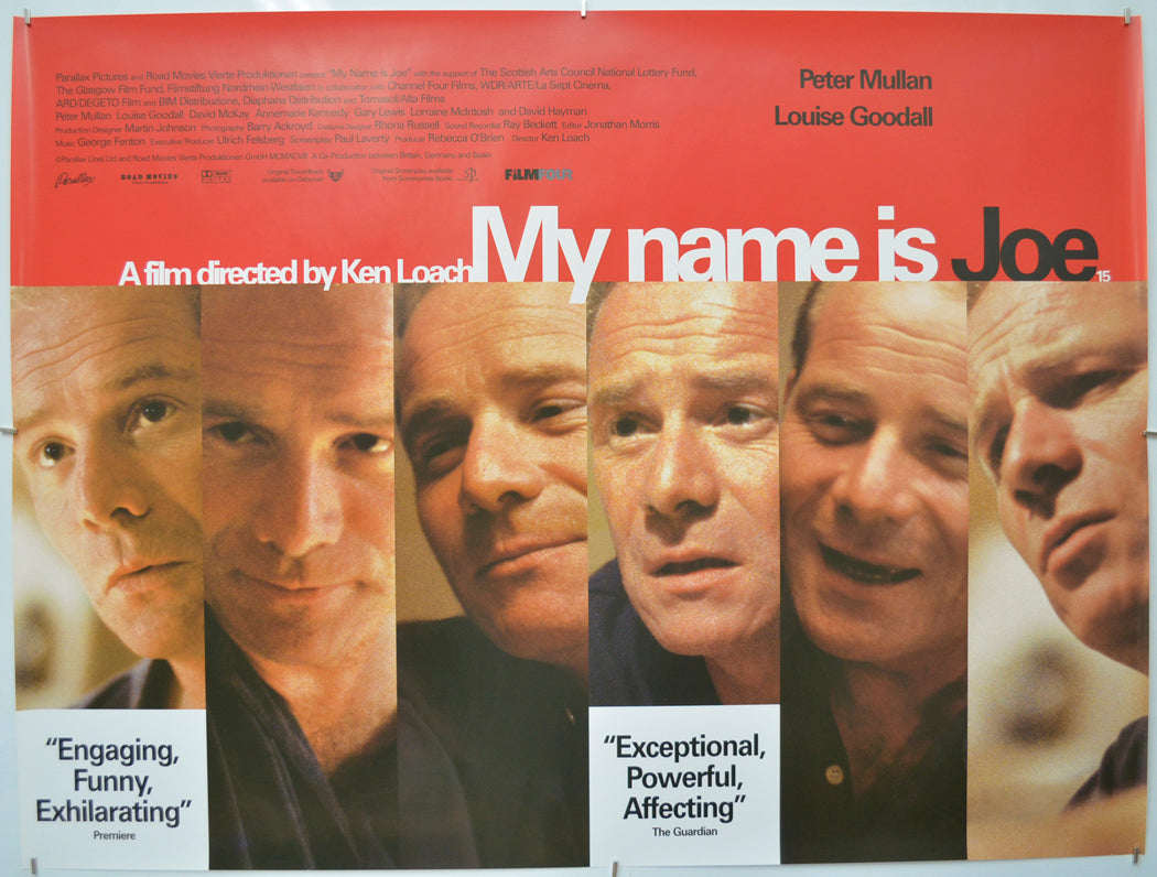 My Name Is Joe - Original Quad Poster - Film Poster - Movie Poster