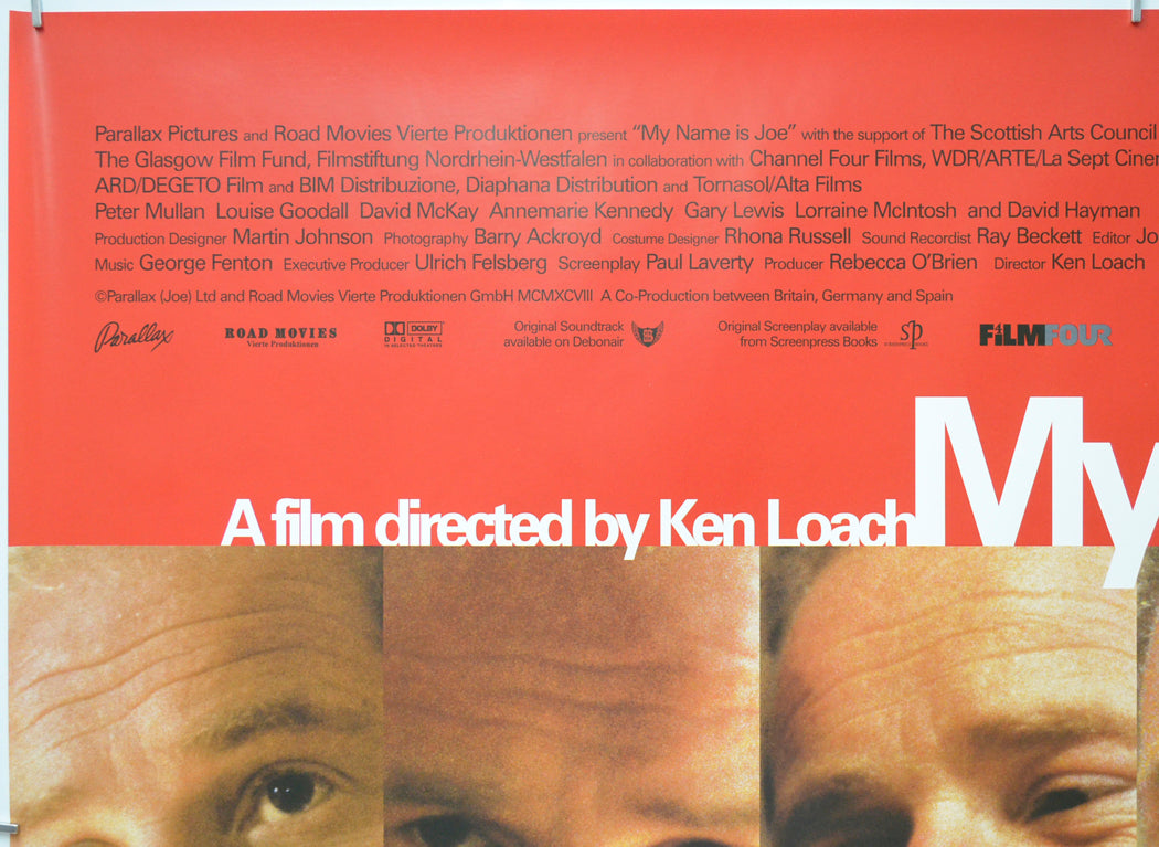 MY NAME IS JOE (Top Left) Cinema Quad Movie Poster 