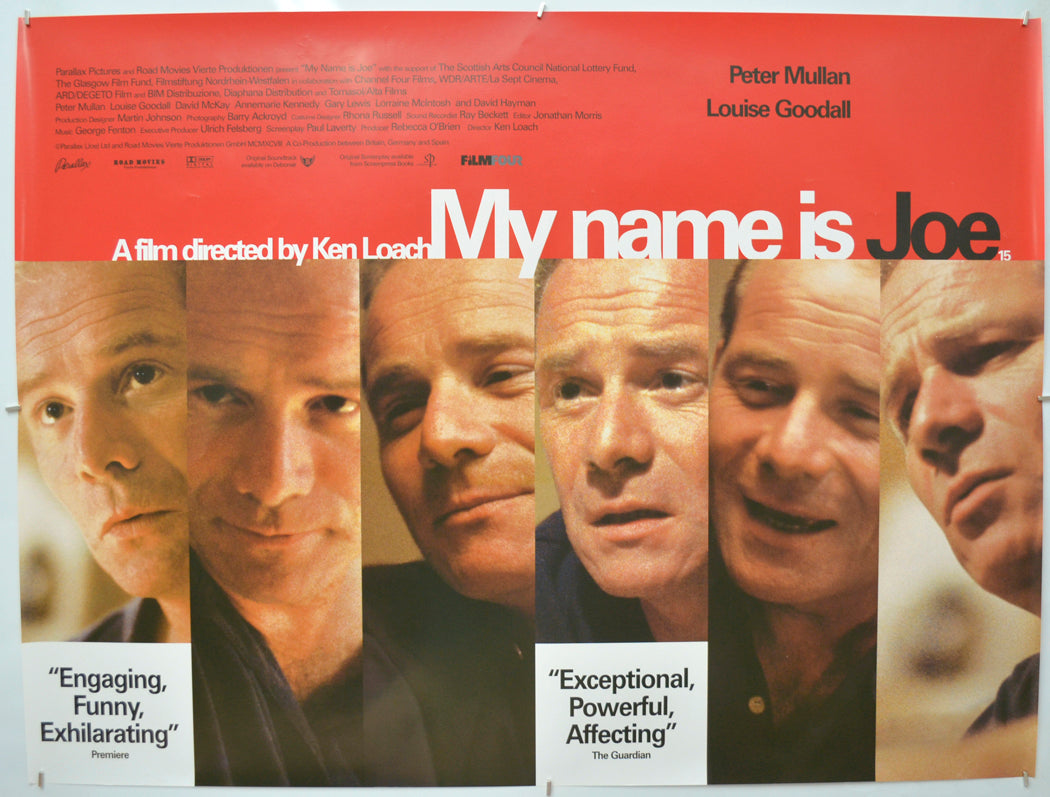 My Name Is Joe Original Quad Poster - Film Poster - Movie Poster