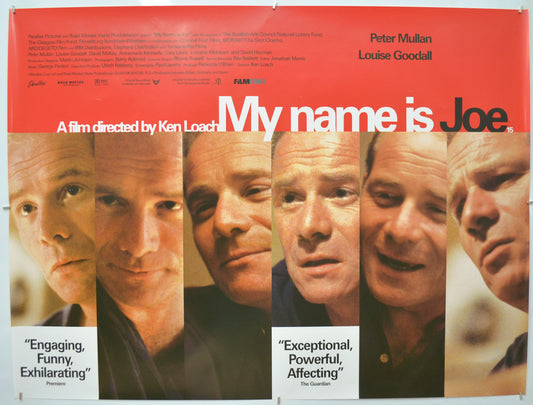 My Name Is Joe Original Quad Poster - Film Poster - Movie Poster