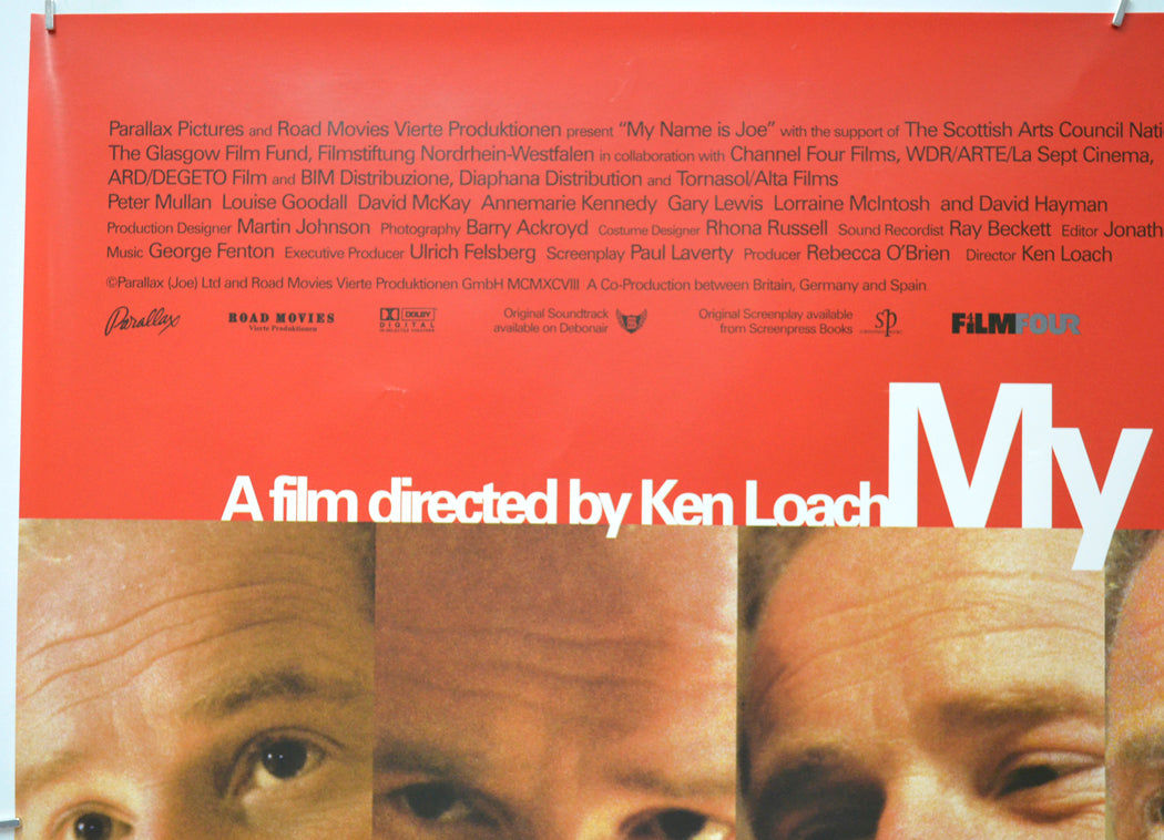 MY NAME IS JOE (Top Left) Cinema Quad Movie Poster 