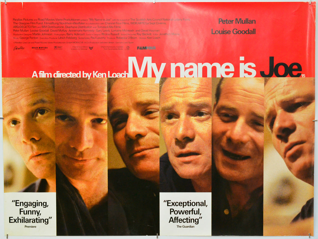 My Name Is Joe - Original Quad Poster - Film Poster - Movie Poster