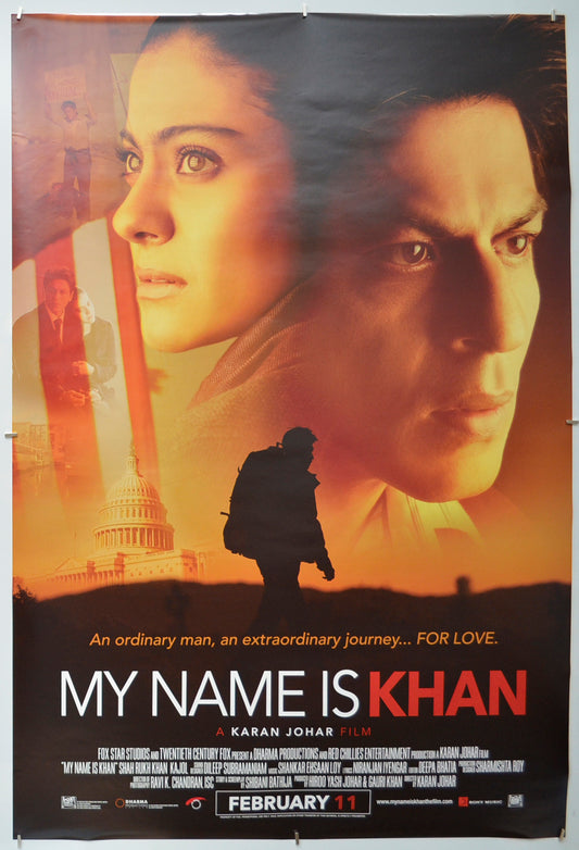 My Name Is Khan Original One Sheet Poster - Film Poster - Movie Poster