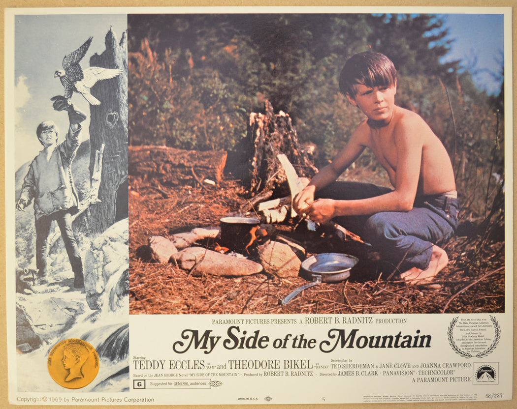 MY SIDE OF THE MOUNTAIN (Card 5) Cinema Lobby Card Set 