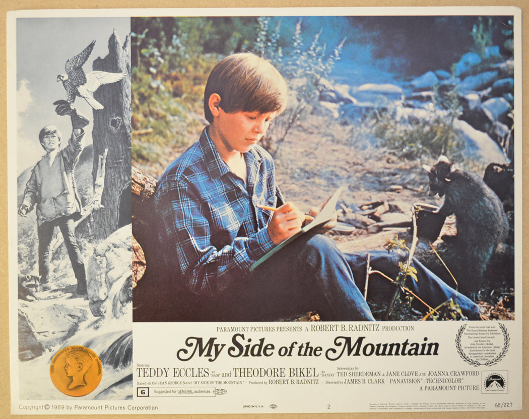 MY SIDE OF THE MOUNTAIN (Card 2) Cinema Lobby Card Set 