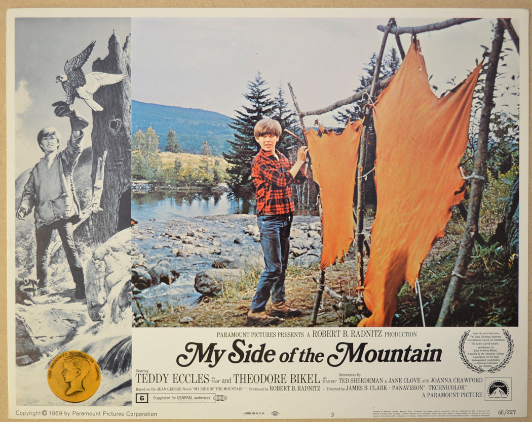 MY SIDE OF THE MOUNTAIN (Card 3) Cinema Lobby Card Set 