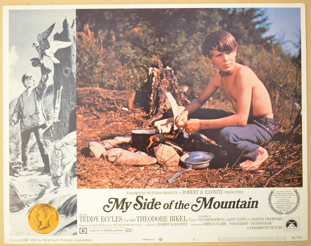 MY SIDE OF THE MOUNTAIN (Card 5) Cinema Lobby Card Set 