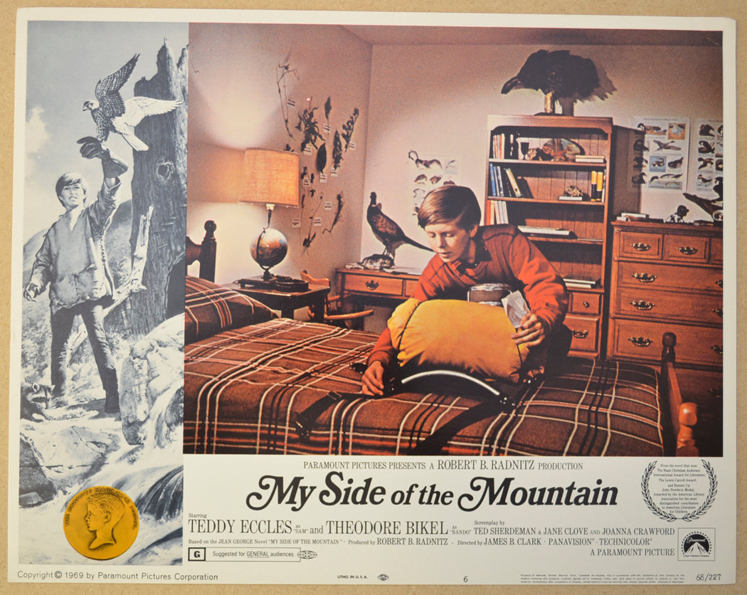 MY SIDE OF THE MOUNTAIN (Card 6) Cinema Lobby Card Set 