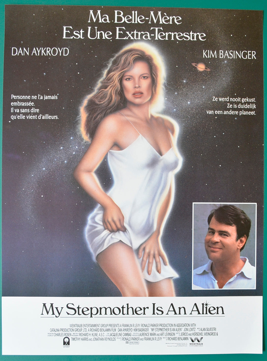 My Stepmother Is An Alien  Original Belgian Poster - Film Poster - Movie Poster