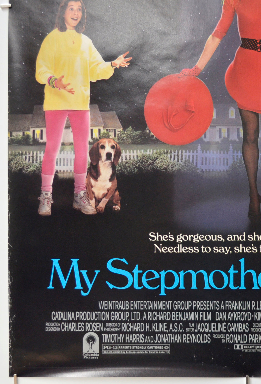 MY STEPMOTHER IS AN ALIEN (Bottom Left) Cinema One Sheet Movie Poster 