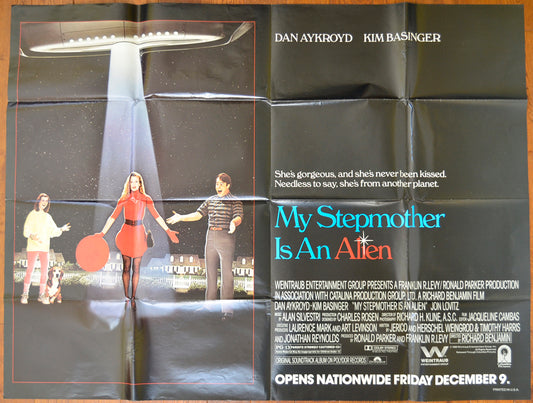 My Stepmother Is An Alien   Original US Subway Poster - Film Poster - Movie Poster 