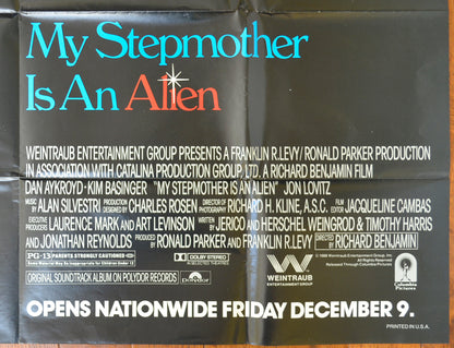 MY STEPMOTHER IS AN ALIEN – Subway Poster – BOTTOM Right 