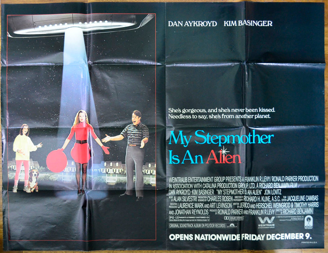 My Stepmother Is An Alien Original US Subway Poster - Movie Poster